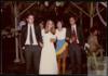 Germán Delibes de Castro y Pepi Caballero Casillas el día de la boda, junto a Ángeles Delibes de ...