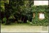 Fotografía del jardín de la casa de reunión en Cadours (Francia).