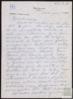 Carta de Janet Winecoff a Miguel Delibes Setién, invitándole a su casa durante su estancia en Est...
