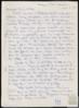 Carta de Rod Ganses a Miguel Delibes Setién.