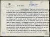 Carta de Luis Berenguer a Miguel Delibes Setién.