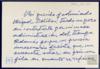 Carta de Rosa Chacel a Miguel Delibes Setién, sobre su participación en el homenaje a Jorge Guillén.