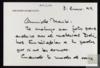 Carta de José Ramón Delibes Setién a Marila Delibes Senna-Cheribbo, sobre envío de fotos y solici...