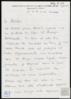 Carta de Hazel Dochery a Miguel Delibes Setién, elogiando sus libros, en especial "El prínci...
