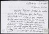 Carta de Maribel Rodicio a Miguel Delibes Setién, sobre la dedicatoria de la colección de libros ...