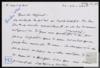 Carta de Eduardo Gavilán a Miguel Delibes Setién, sobre la muerte de familiares.