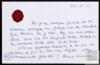 Carta de Carmen Imbert a Miguel Delibes Setién, sobre su estado anímico tras el fallecimiento de ...