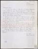 Carta de James H. Abbott a Miguel Delibes Setién, agradeciendo las atenciones prestadas en el via...
