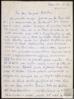 Carta de Lorenzo Villalonga a Miguel Delibes Setién, sobre la invitación a su casa de Palma de Ma...