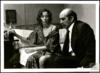 Fotografía del rodaje de "Retrato de familia" con Antonio Ferrandis y Mónica Randall.