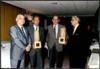Miguel Delibes Setién y Javier Cortés recogen el premio de la Cámara de Contratistas de Castilla ...