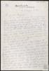 Carta de Amelia del Río a Miguel Delibes Setién, disculpándose por no haberle podido responder.