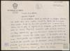 Carta de Bernardo Arrizabalaga a Miguel Delibes Setién.