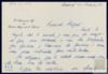 Carta de Ángel Liberal Lucini a Miguel Delibes Setién, ofreciendo su ayuda para documentarse y es...