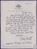 Carta de José Vela Zanetti a Miguel Delibes Setién, sobre el regalo de boda de una de las hijas d...