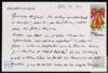 Carta de Eduardo Gavilán a Miguel Delibes Setién, felicitándole la Navidad.