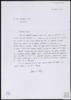 Carta de Luis Ángel Rojo a Miguel Delibes Setién, agradeciéndole la carta de felicitación por su ...