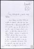Carta de Don Use a Miguel Delibes Setién, sobre la frase que podría escribirle a su sobrina en la...