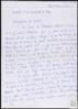 Carta de Miguel Aranguren Echevarría a Miguel Delibes Setién, sobre la fotografía del segundo ded...