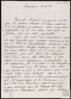 Carta de Teresa a Miguel Delibes Setién, sobre el envío de un libro conmemorativo del 100º aniver...