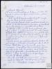 Carta de Tere a Miguel Delibes Setién, solicitando su opinión acerca del libro de Eduardo Toda Ol...