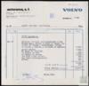 Factura de revisión y mantenimiento del automóvil VOLVO VA-6216-G.