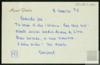 Carta de Miguel Delibes Setién a José Vergés, sobre la conveniencia de enviar los libros que le p...