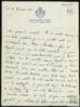Carta de Maurice-Edgar Coindreau a Miguel Delibes Setién, sobre la traducción al inglés de "...
