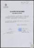 Acta del acuerdo de nombramiento como Doctor Honoris Causa de la Universidad de Salamanca a Migue...