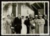 Familia Delibes Setién posando durante la boda de Manuel Delibes con Marilita.